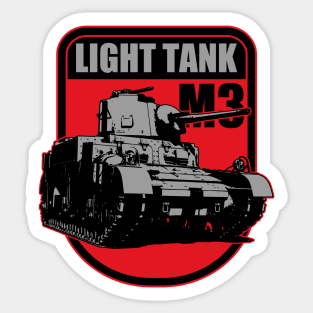 M3 Light Tank Sticker